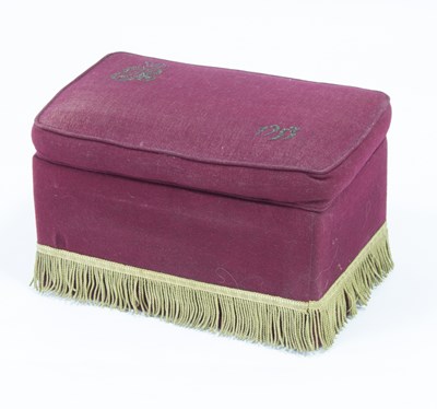 Lot 544 - A 1953 Coronation stool for Queen Elizabeth II...