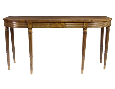 Lot 557 - A Regency mahogany serving table, with break...