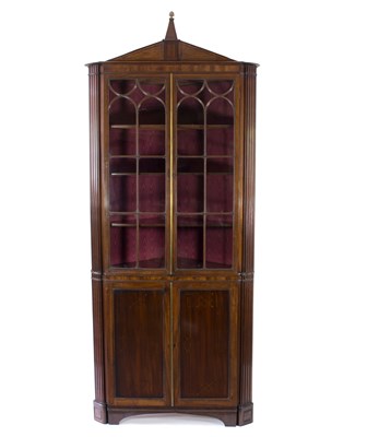 Lot 559 - A George III mahogany and inlaid floor...