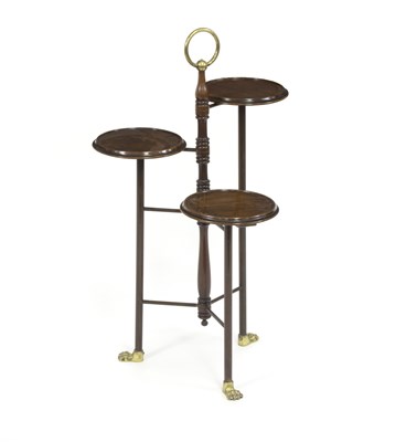 Lot 567 - A 19th Century three-tier cake stand, with...