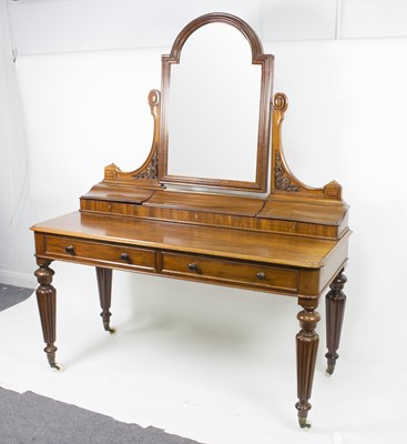 Lot 639 - A William IV dressing table with...