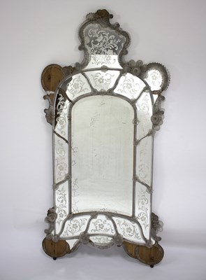 Lot 655 - An early 19th Century Venetian arch top wall...