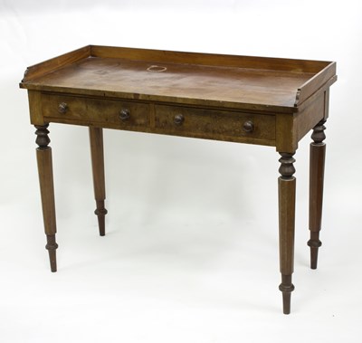 Lot 690 - An early Victorian mahogany washstand with...