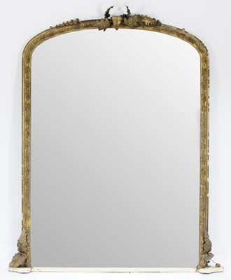 Lot 692 - An early Victorian gilt framed overmantel...