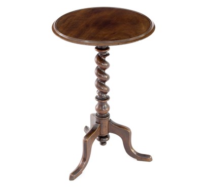 Lot 815 - A Victorian tripod table, the circular top on...