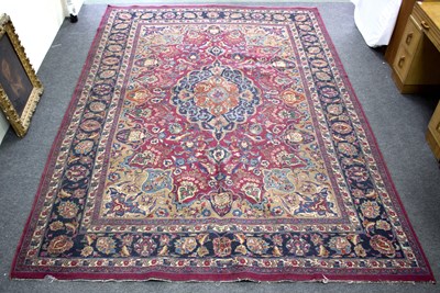 Lot 857 - An Isfahan carpet, central Persia, 346cm x 239cm