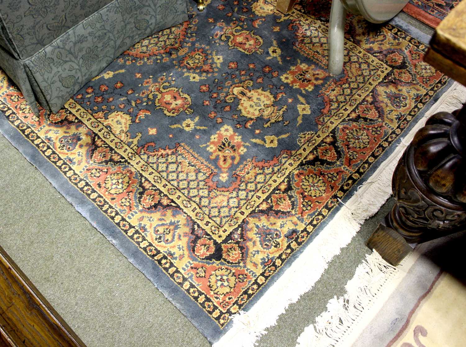 Eastern Style Rugs Lot 862 - Two Eastern rugs, 184cm x 122cm