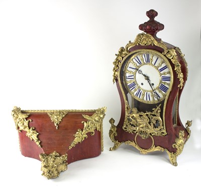 Lot 871 - A Louis XIV style gilt metal mounted bracket...