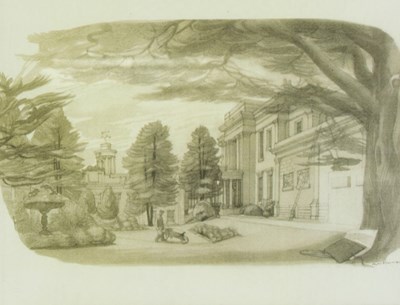 Lot 945 - Hugh Thompson/High Street, Cheltenham/pencil,...