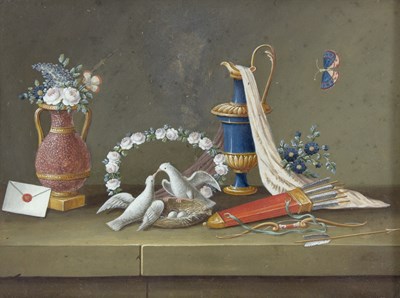 Lot 957 - 19th Century Chinese School/Still Life/with...