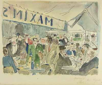 Lot 976 - Guy de Neyrac (1900-1950)/Maxim's, Rue Royale,...