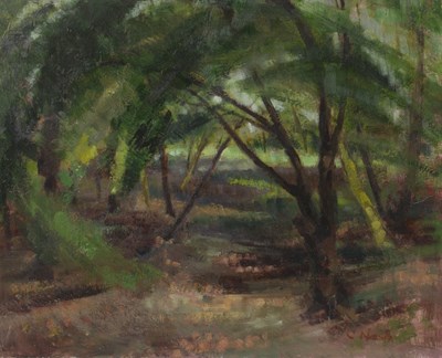 Lot 992 - Constance B Nash (British 1921-2015)/A Wooded...