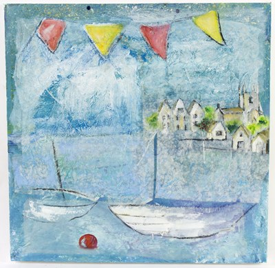 Lot 1025 - Rebecca Abrey (British 20th Century)/Harbour...