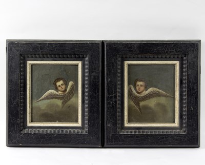 Lot 1035 - 19th Century Italian School/Cherubs/a pair/...