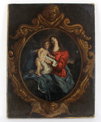 Lot 1042 - 17th Century Italian School/Madonna and...