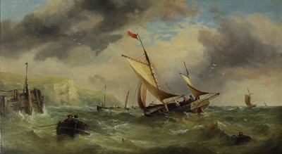 Lot 1049 - Henry King Taylor (British 1799-1869)/Coastal...