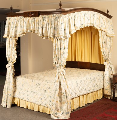 Lot 374 - An 18th Century four-poster bed