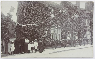 Lot 39 - A quantity of postcards, Numbered Town Houses...