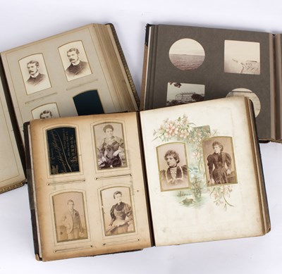 Lot 127 - A Victorian photograph album of the Gunn...