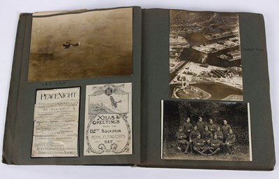 Lot 135 - A WWI photograph album, compiled by Major...