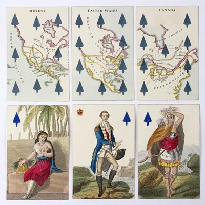 Lot 162 - Charles Hodges Geographical Playing Cards,...