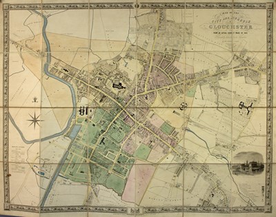 Lot 169 - Arthur Causton a map of the City and Borough...