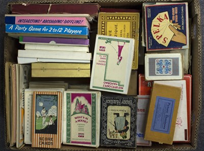 Lot 252 - A large quantity of playing cards and card...