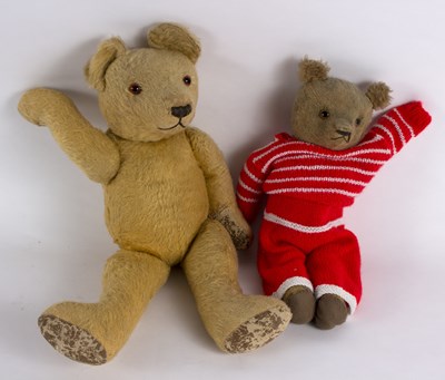 Lot 287 - A mid 20th Century teddy bear with growl,...