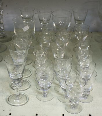 Lot 298 - A quantity of rummers and other drinking glasses