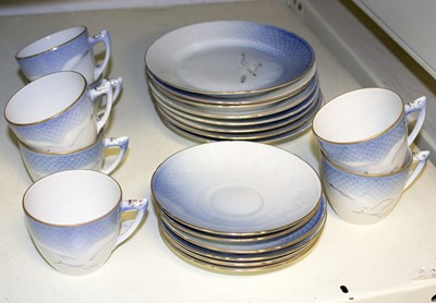 Lot 314 - Bing & Grondahl, Copenhagen, seven cups and...