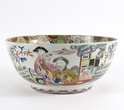 Lot 327 - A Masons Ironstone bowl with Japanned...