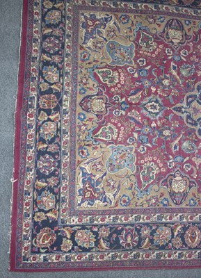 Lot 490 - An Isfahan carpet, central Persia, 346cm x 239cm