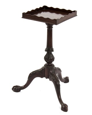 Lot 587 - An 18th Century style wine table, the...