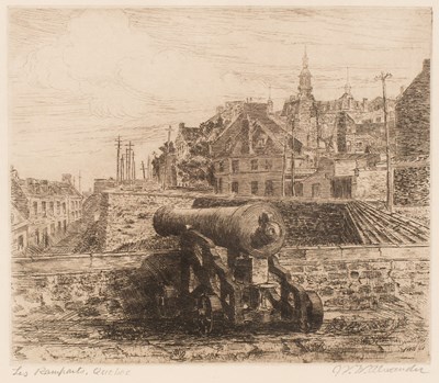 Lot 614 - W. Alexander/Les Ramparts,...