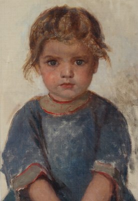 Lot 658 - Isobel Baynes Badcock (1863-1939)/Portrait of...