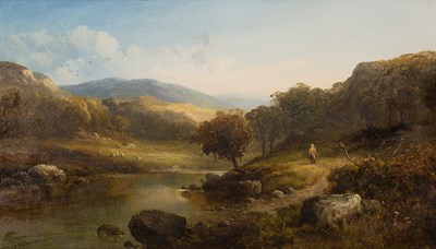 Lot 687 - John Seymour/River Landscape/signed/oil on...