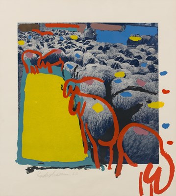 Lot 761 - Menashe Kadishman (Israeli 1932-2015)/Sheep...