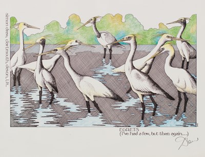Lot 783 - Simon Drew (British, born 1952)/Hear No Fish,...