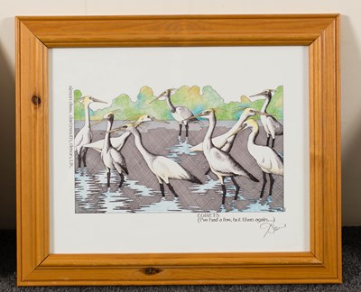 Lot 783 - Simon Drew (British, born 1952)/Hear No Fish,...