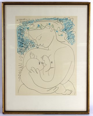 Lot 802 - Pablo Picasso (1881-1973)/Mere et Enfant...