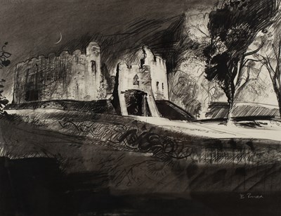 Lot 812 - Bob Rudd (British, born 1944)/Restormel Castle,...