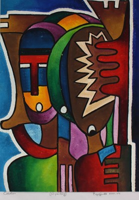 Lot 827 - Bayo Ogundele (Nigerian, born...