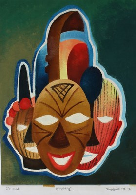 Lot 831 - Bayo Ogundele (Nigerian, born 1949)/Ife...