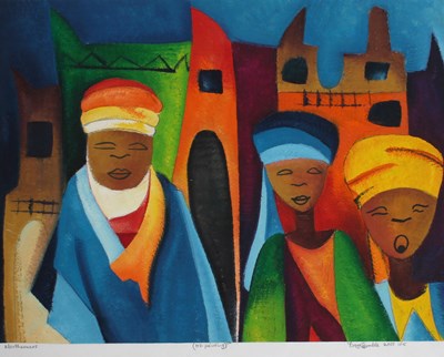 Lot 833 - Bayo Ogundele (Nigerian, born...