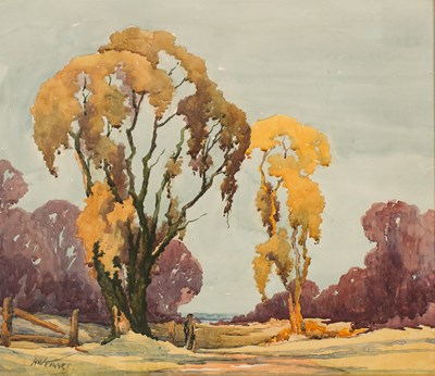 Lot 846 - Early 20th Century/Autumnal Landscape/signed...