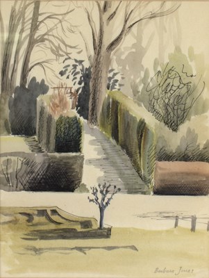 Lot 855 - Barbara Jones (1912-1978)/Garden Scene/signed...