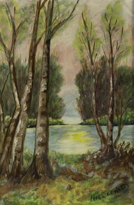 Lot 885 - Noel Coward (British 1899-1973)/Lake View with...