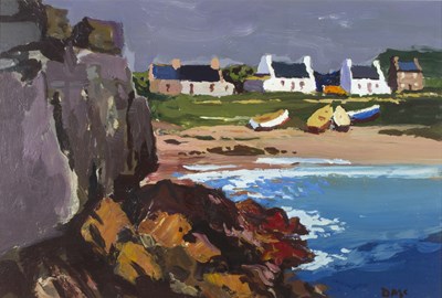 Lot 891 - Donald McIntyre (Scottish 1923-2009)/Cottages...