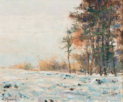 Lot 909 - Arthur Karl Maderson (Irish, born 1942)/Winter...