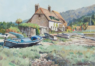 Lot 949 - Michael Long/The Blue Boat, Porlock...